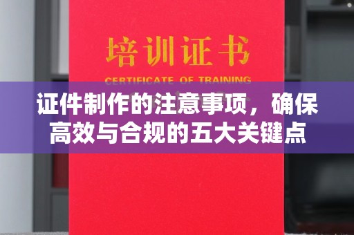 长武证件制作的注意事项，确保高效与合规的五大关键点