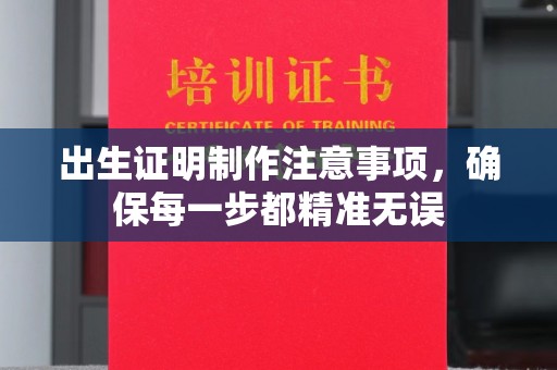 长武出生证明制作注意事项，确保每一步都精准无误