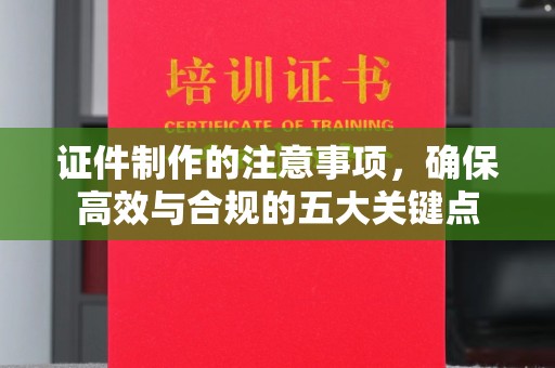 长武证件制作的注意事项，确保高效与合规的五大关键点