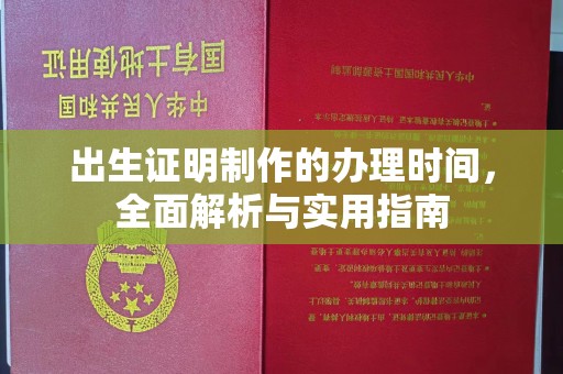 长武出生证明制作的办理时间，全面解析与实用指南