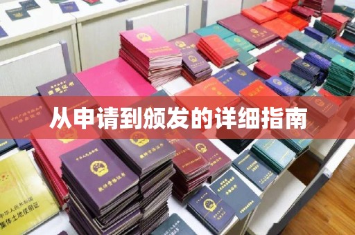长武从申请到颁发的详细指南